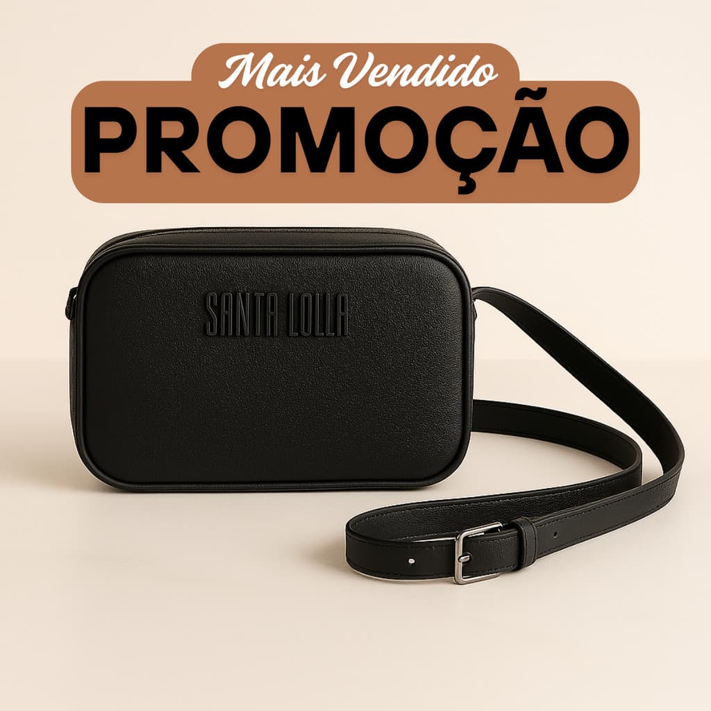 Bolsa de Ombro Feminina Compacta com Alça Ajustável Barcelona