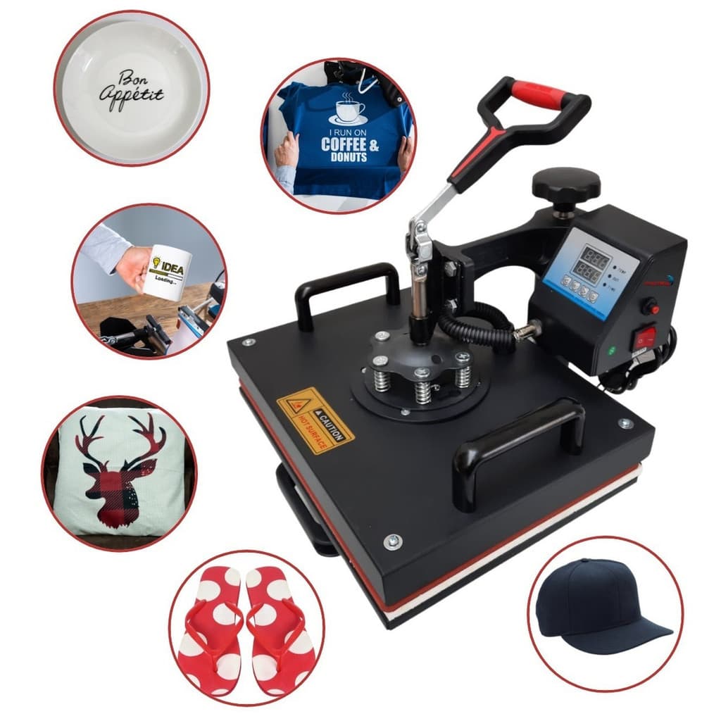 Prensa Térmica 8 em 1 220V Sublimação IWPTS81220