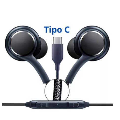 Fone Tipo C S20 FE S21 Plus S21+ S22 Ultra S23 ultra S24 A34 A53 A54 A73 M52 M53 M54 Edge Fone De Ouvido Tipo C