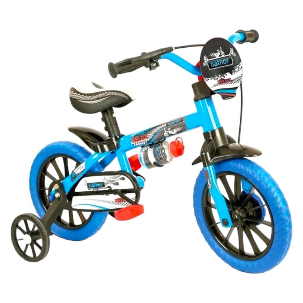BICICLETA NATHOR ARO 12 MASCULINA VELOZ AZUL BIKE INFANTIL menino infantil 2 a 4 anos