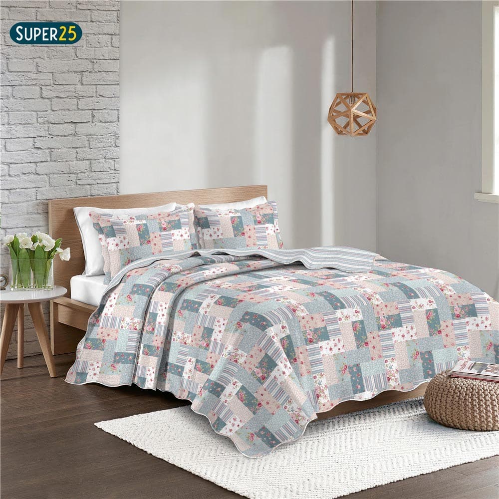 Colcha Casal Matelasse Camesa Evolution Estampas 220x240cm Cobre Leito