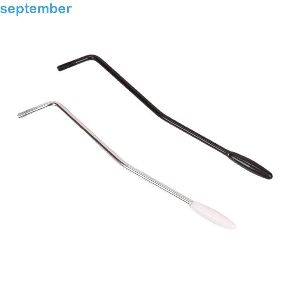 SEPTEMBERB Tremolo Arm Guitar , Alça De Guitarra Elétrica Preta/Branca De Aperto Único , Manivela De Metal Whammy Bar