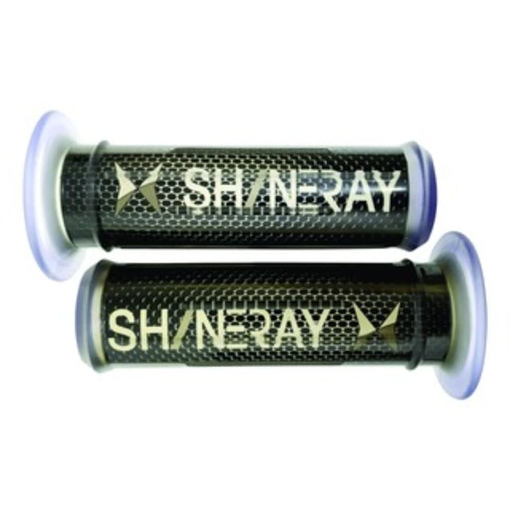 Manopla Punho Luva Para Moto Esportiva Custom Shineray Preta Gel Gráfica Macia.