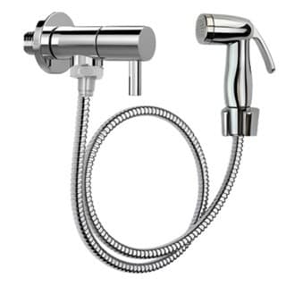 Ducha Higiênica Banheiro Completa Luxo 1/4 Metal Cromado 1,20m Chuveirinho Privada .- Makeupnails-.