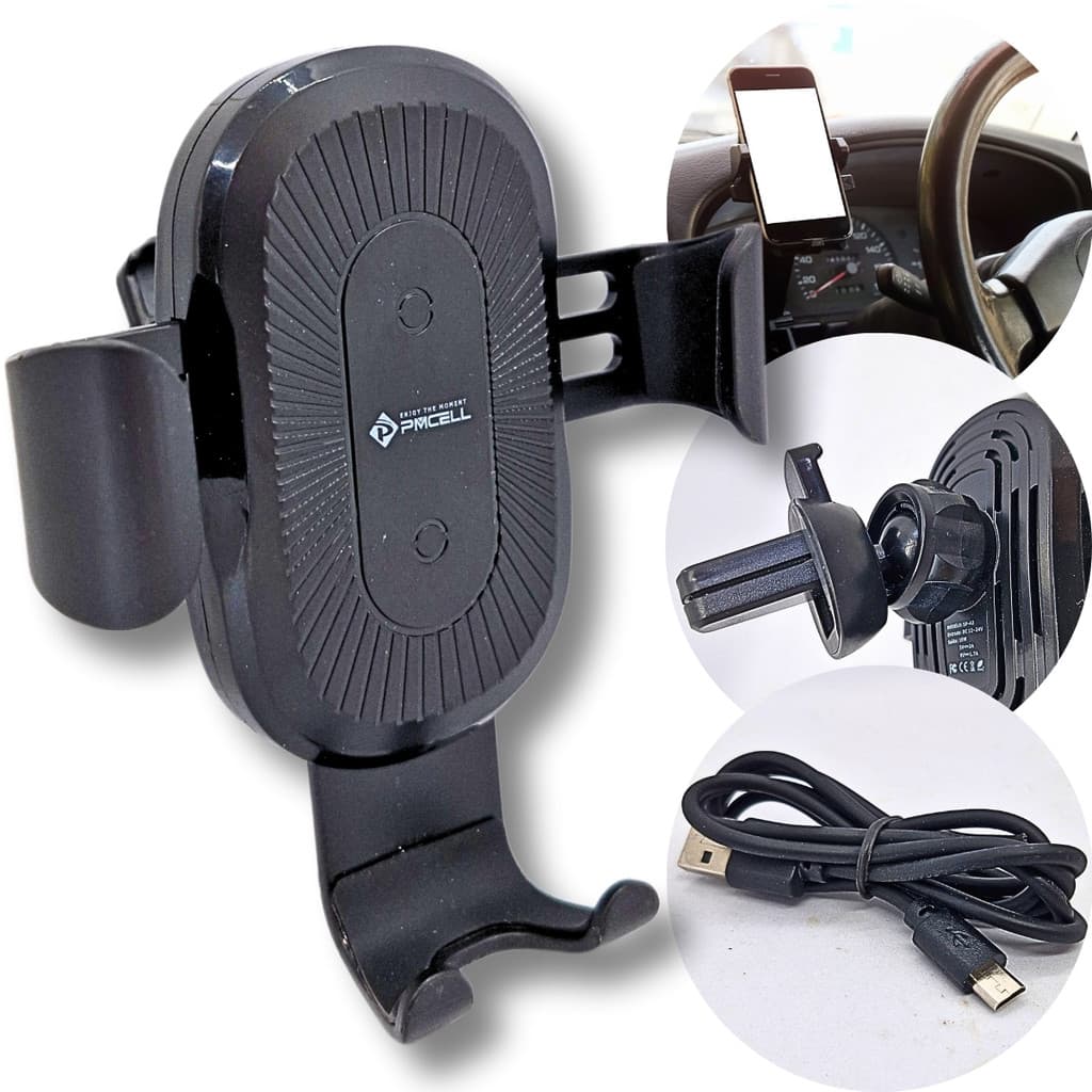 Suporte Veícular Com Carregador por Indução Wireless