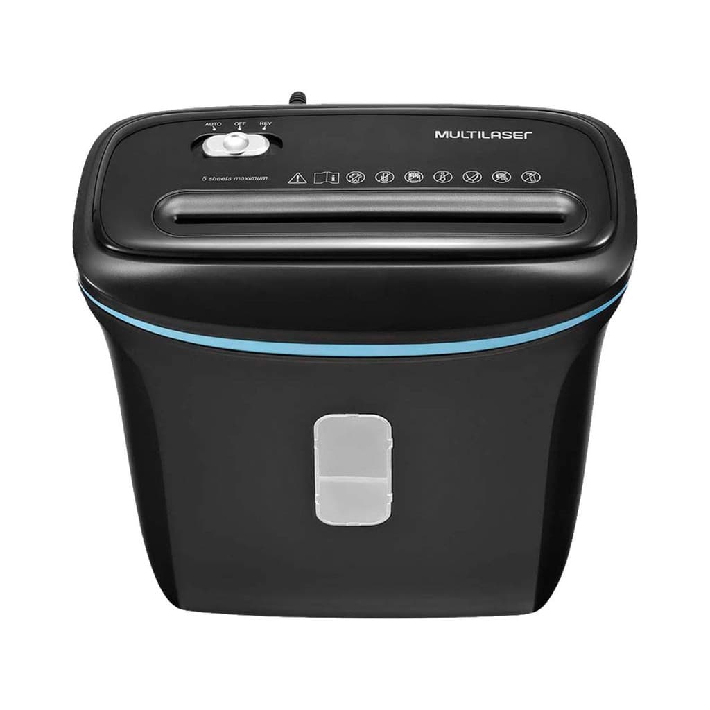 Fragmentadora De Papeis E Cartões 127v Preta Multilaser Cor