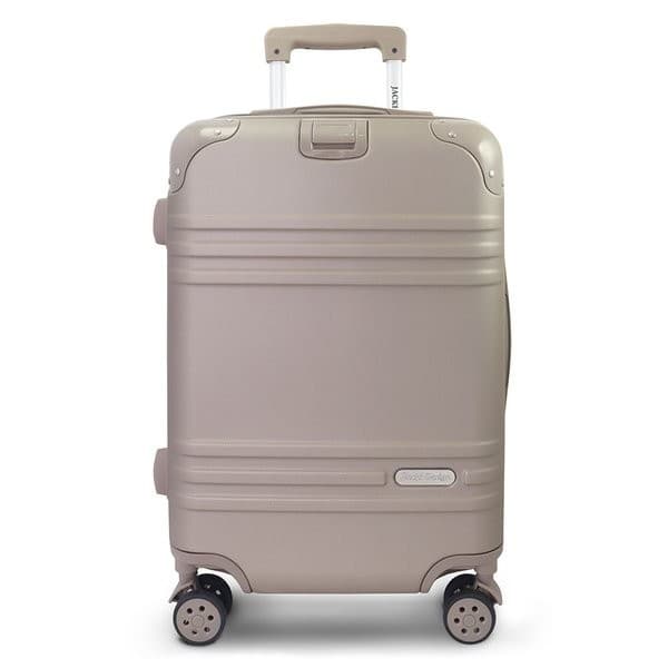 Mala Viagem Bordo 10kg Jacki Design Bege ABS Rodinhas 360