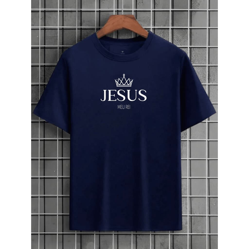 Camiseta Masculina JESUS Lançamento camisa Streetwear