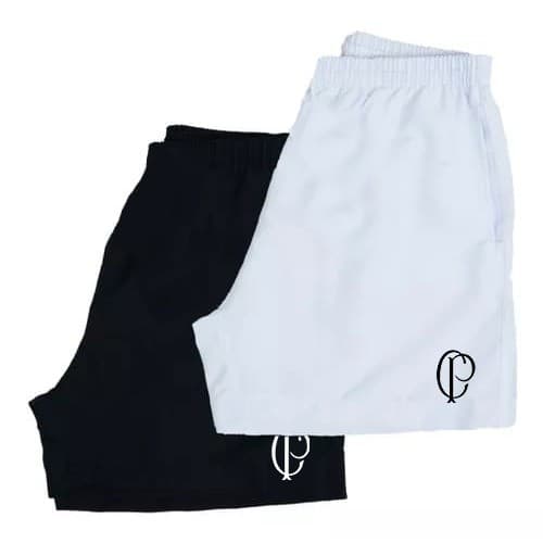 Short Masculino kit com 2Tactel Moda Praia Cp timão Bermudas Verão Alta Qualidade e diversos tamanho Super Promoção