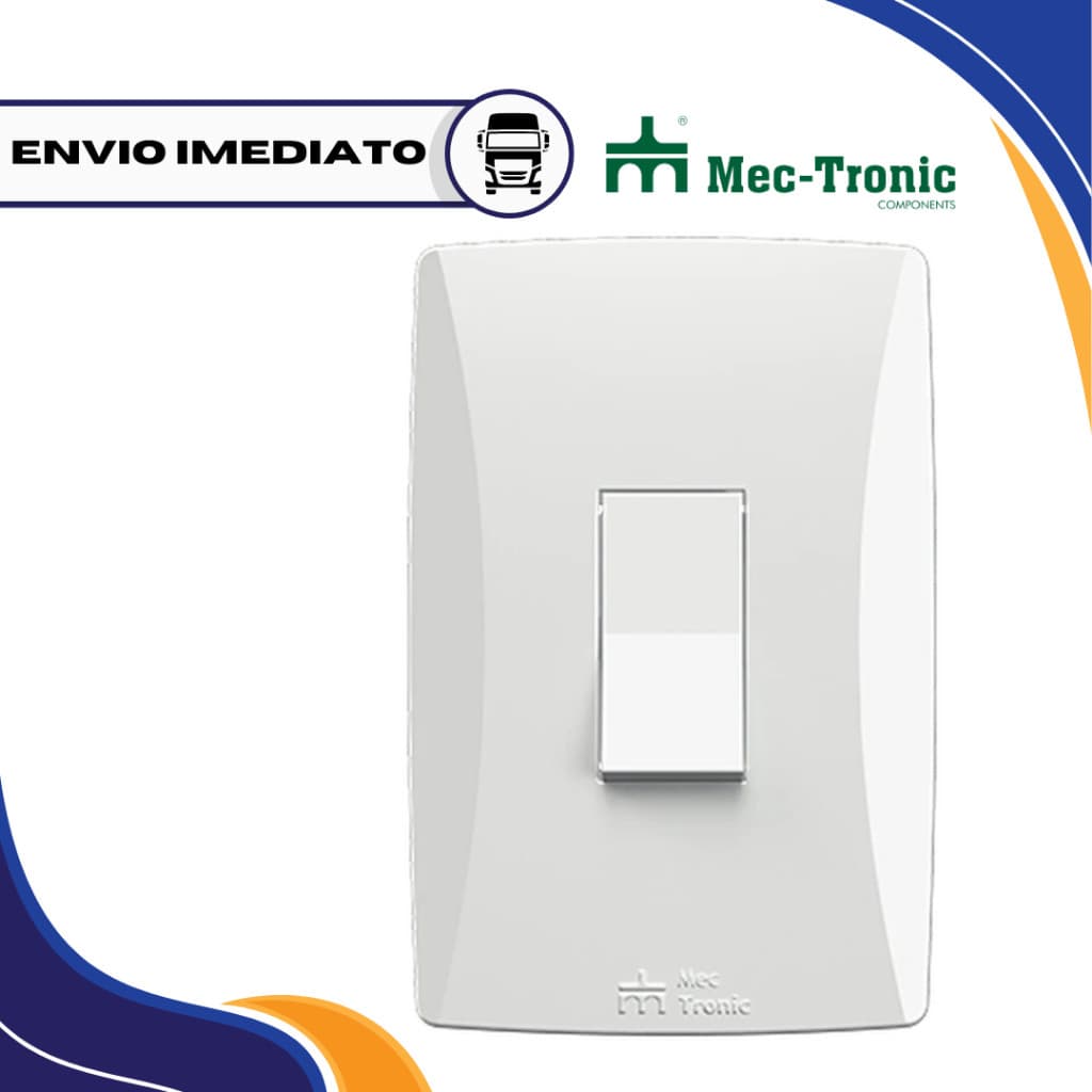 Interruptor Paralelo Modular Branco Mectronic Linha Prtra