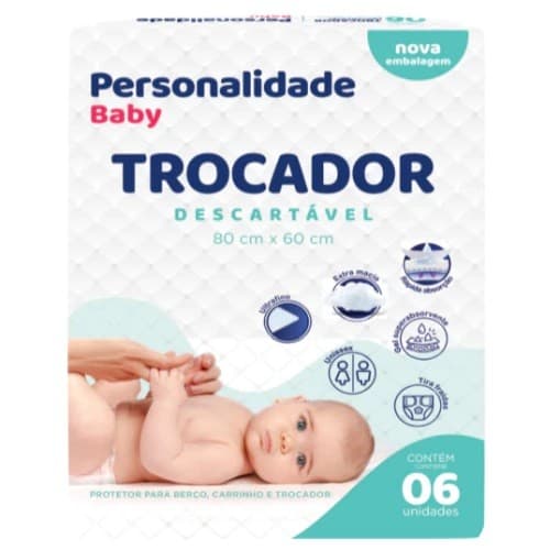 Trocador Personalidade 80cm X 60cm - Pacote 6 Un