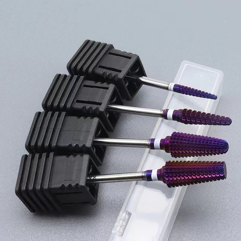 Nova marca de carboneto roxo prego broca lixadeira elétrica arte polimento fundo HEC9 3TMJ