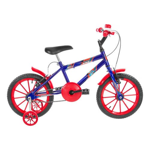 Bicicleta Infantil  Aro 16 Com Rodinhas e Buzina Ultra Kids Masculina Feminina Todas Cores Pro Tork