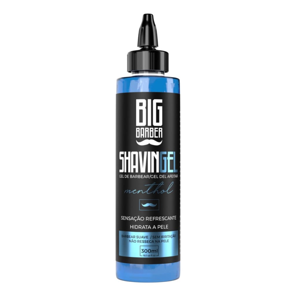 SHAVING GEL BARBEAR BISNAGA BIG BARBER 300ML MENTHOL 7