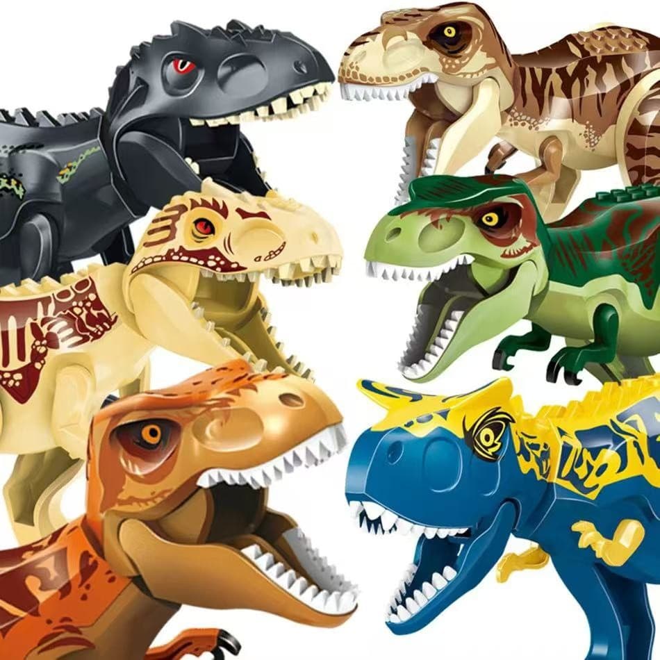 Bloco Dinossauro Jurassic World Tyrannosauro Rex Brinquedo De Dinossauro