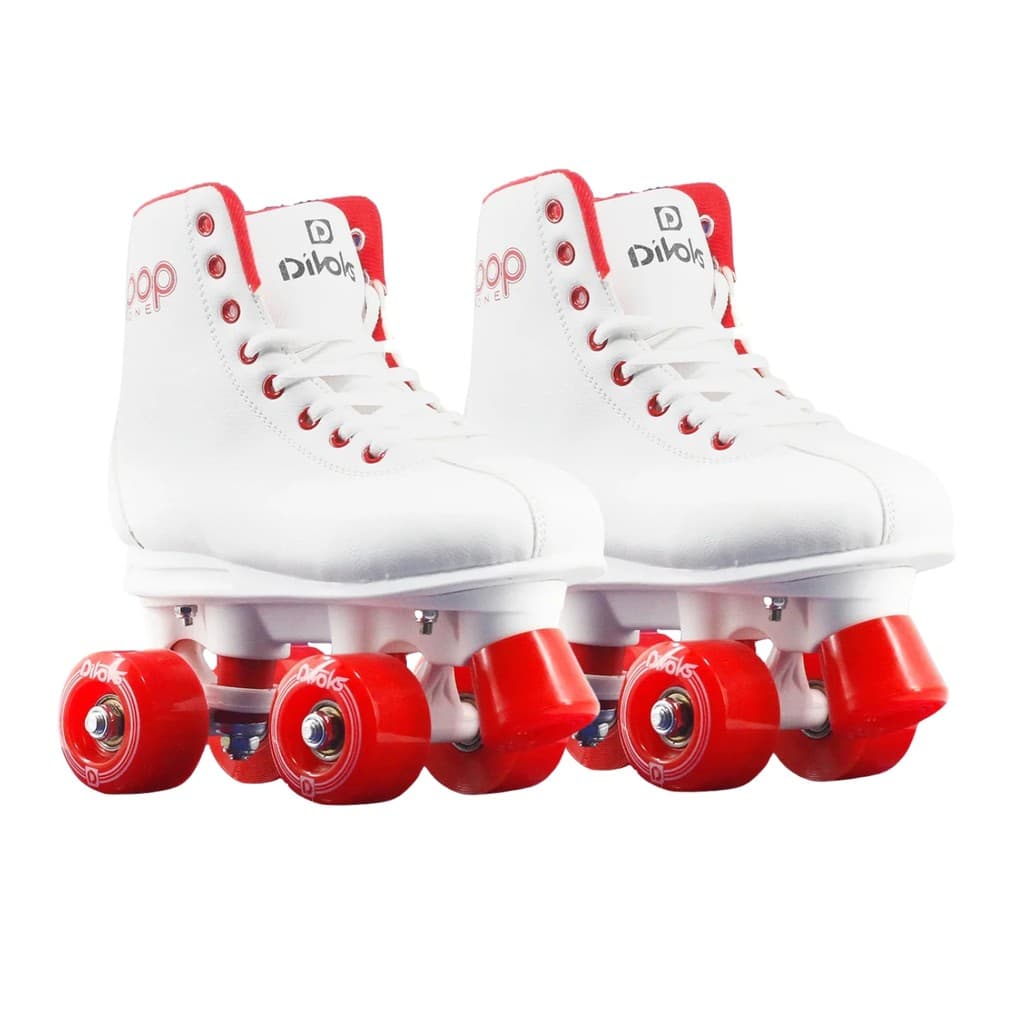 Patins Quad Infantil Divoks Pop One White Retrô
