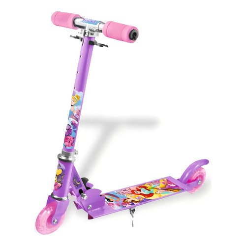Patinete Kids Infantil Princesa Roxo Para Crianças Cor Lilás Disney Princesa