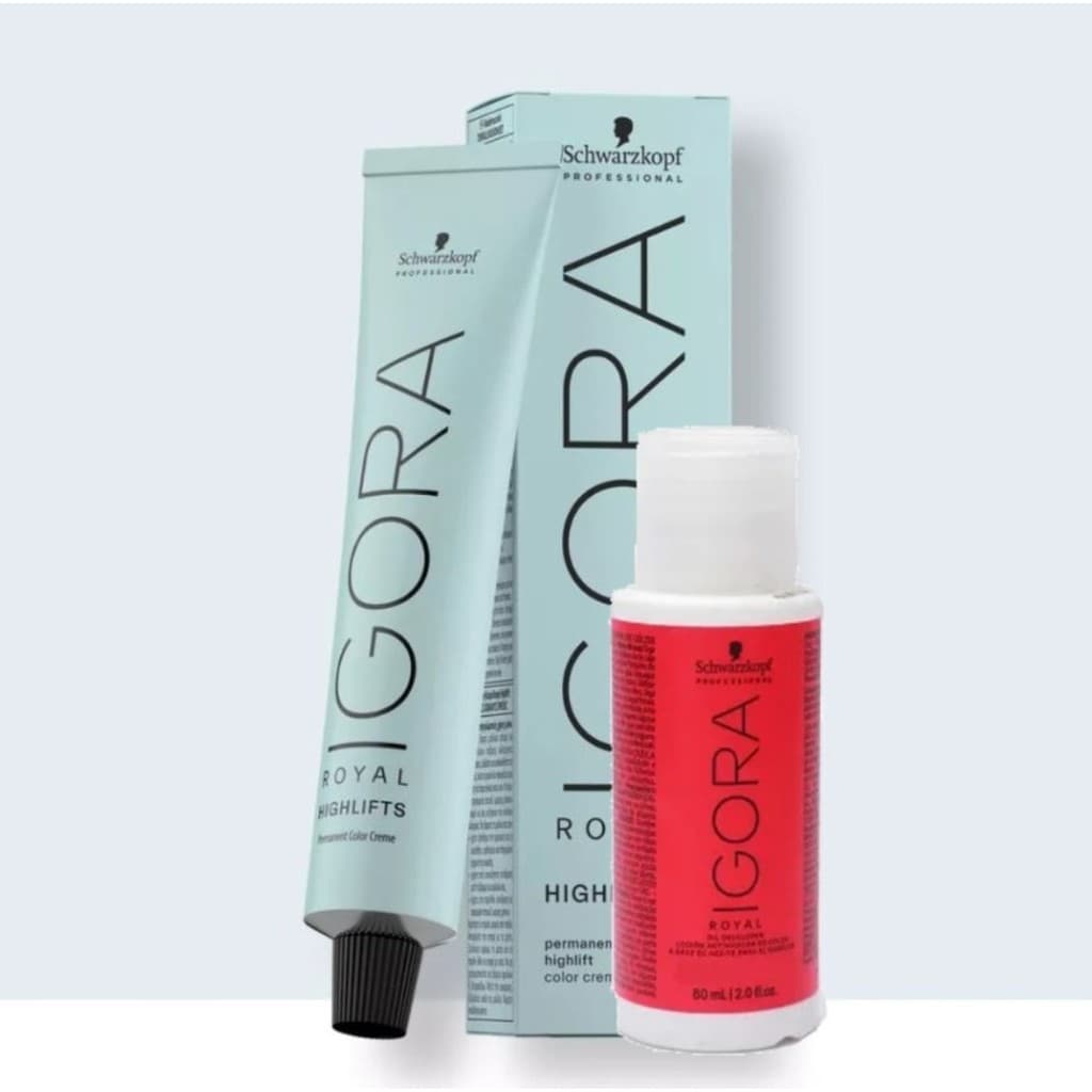 Kit Igora Righlift Escolha o Tom e Volume da Água Oxigenada
