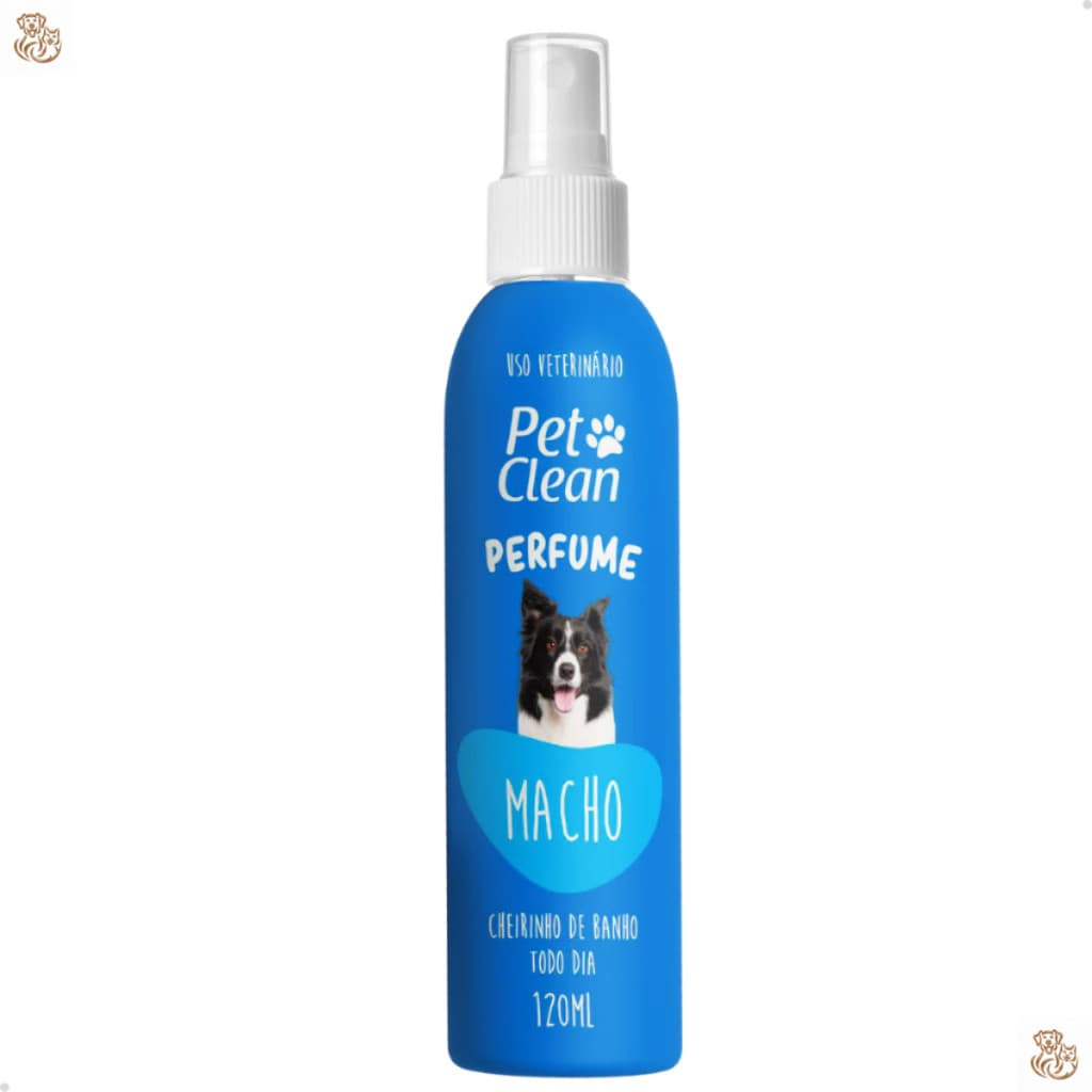 Perfume para Cachorro Cães e Gato Pet Clean 120 ml - Machos