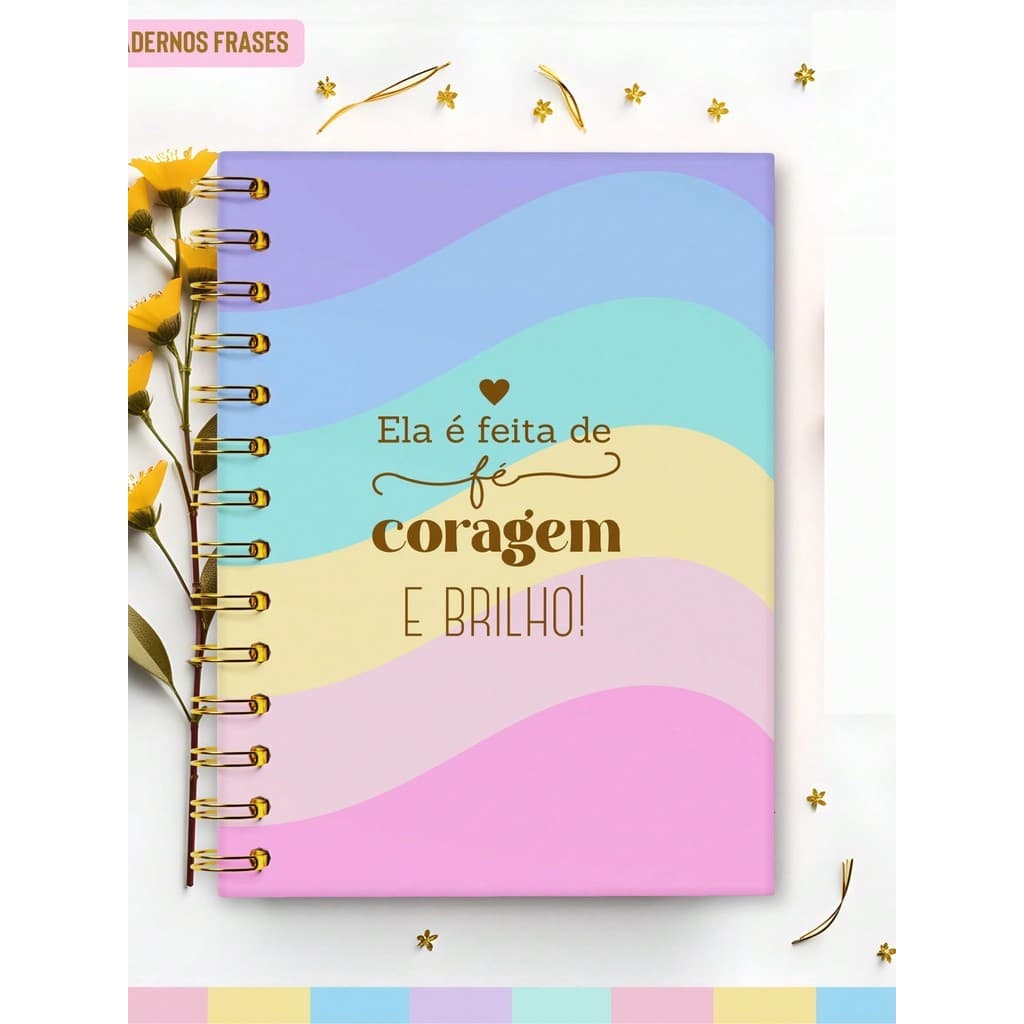 Caderno Capa dura Tamanho A5 Coleção Frases