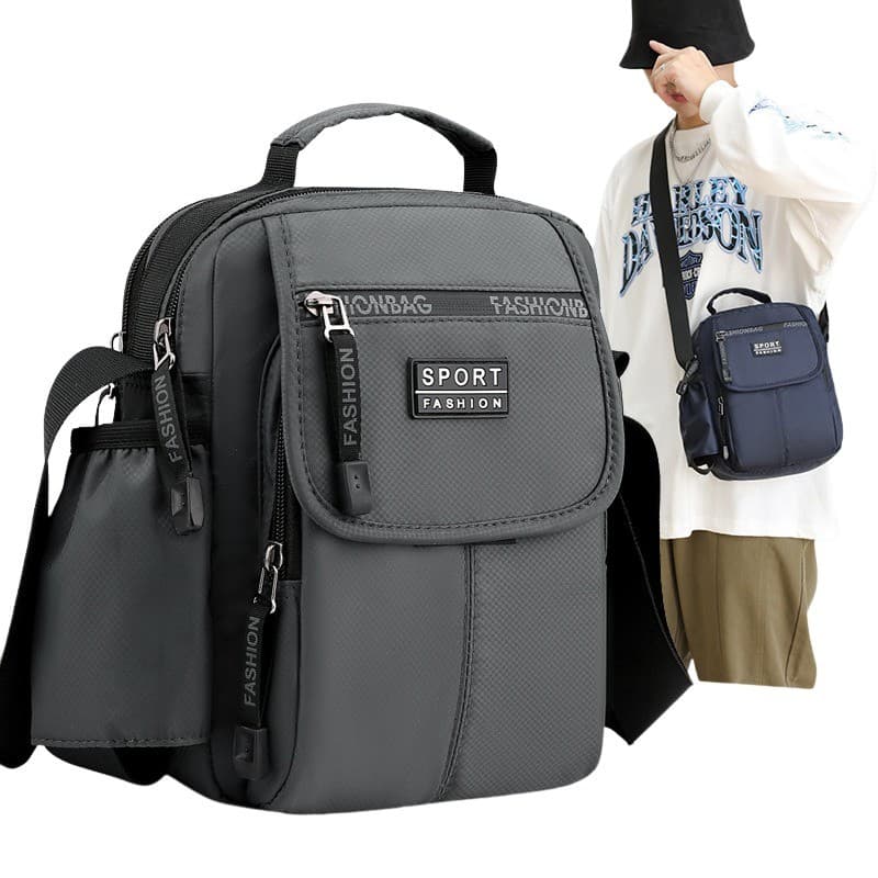 Nova bolsa de ombro masculina oxford bolsa mensageiro bolsa de negócios bolsa de copo de água 1539