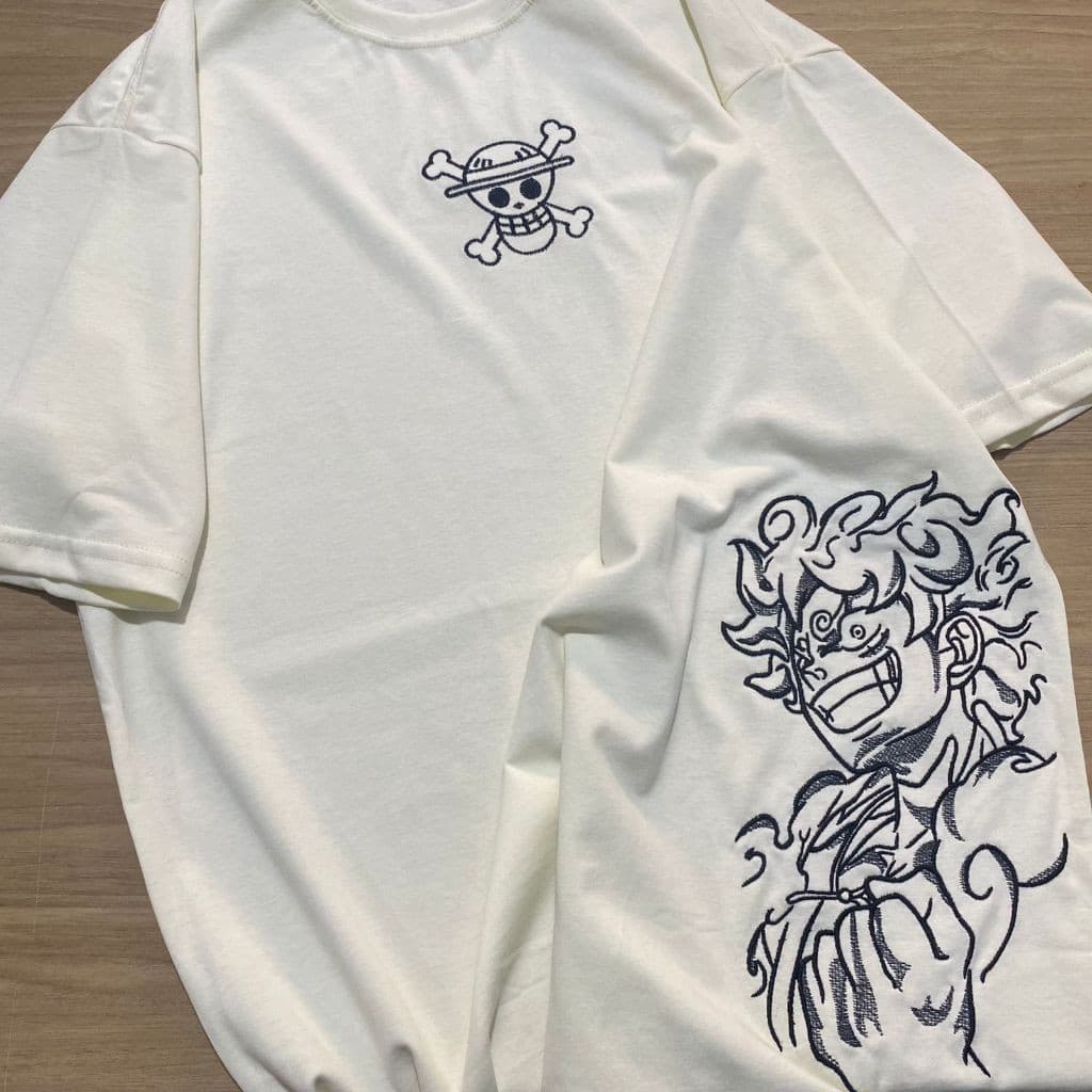 Camiseta Luffy gear 5 estampa de alta qualidade anime one piece blusa 100% algodão  TOP ENVIO IMEDIATO