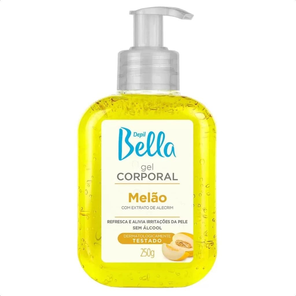 Gel Corporal Depil Bella Acalma e Hidrata a Pele Melão 250g