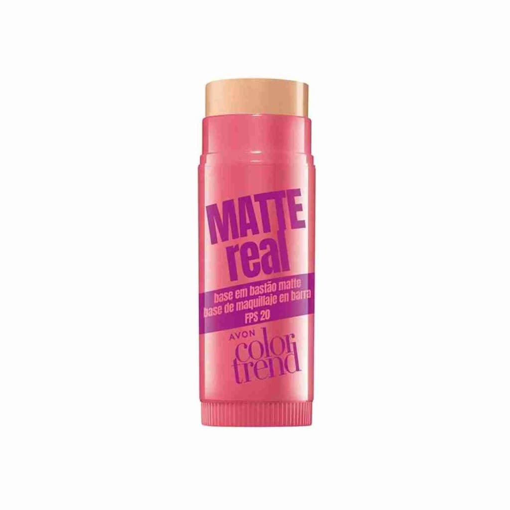 Base Bastão Matte Real Avon Bege Médio 240 N ENVIO IMEDIATO