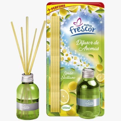 Difusor De Aroma Aromatizante 100ML Limão Siciliano Varetas