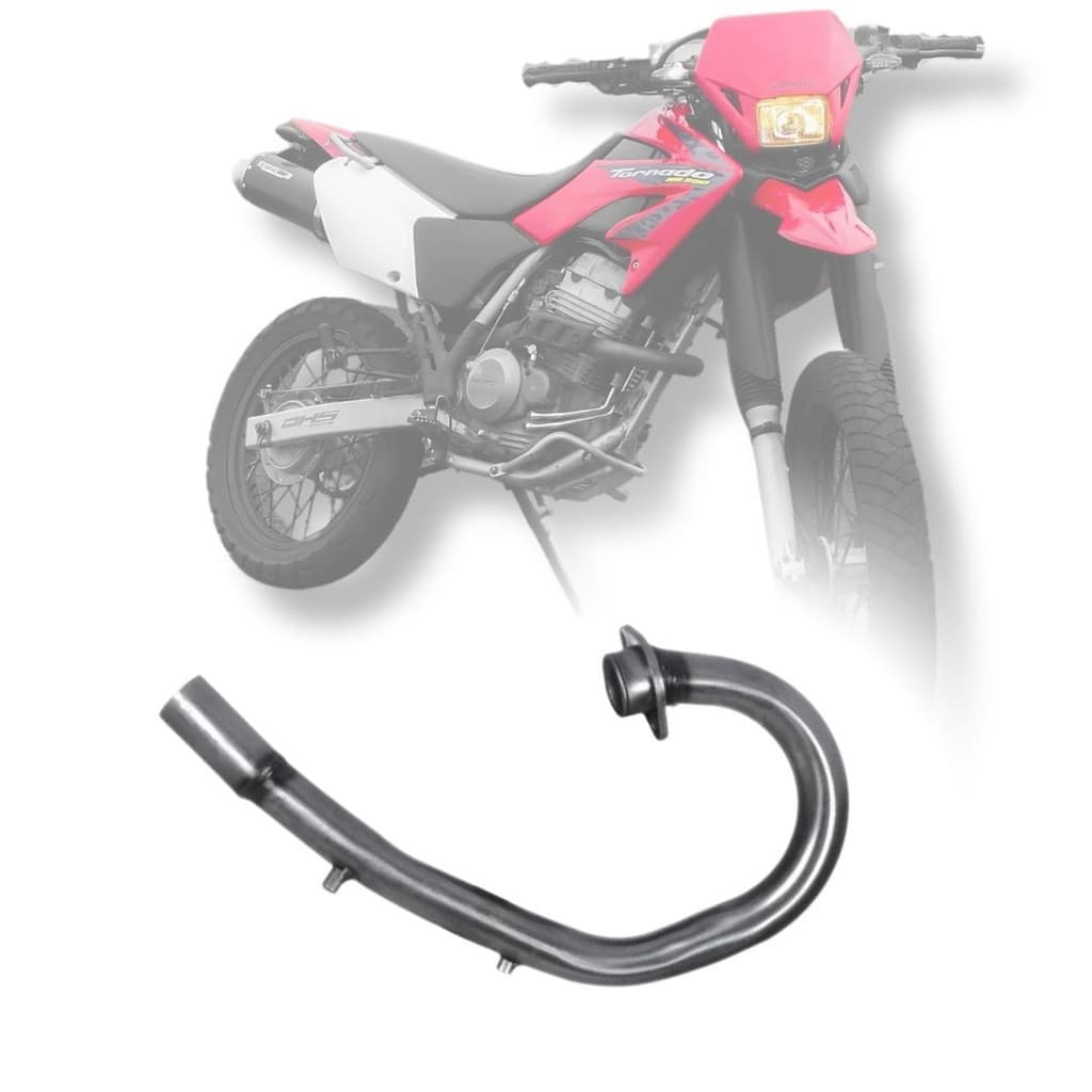 Curva Tornado Coletor Da Saida Do Motor Até o Escape Para Xr 250 Pro Tork Modelo Origianal