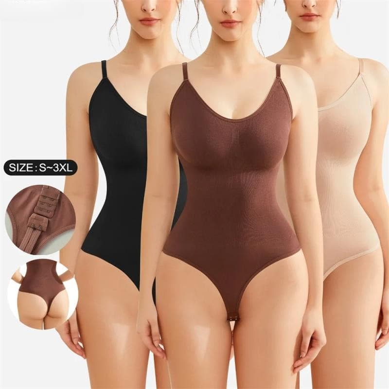 Cinto modelador corporal feminino de tamanho grande sem costura-F2QH