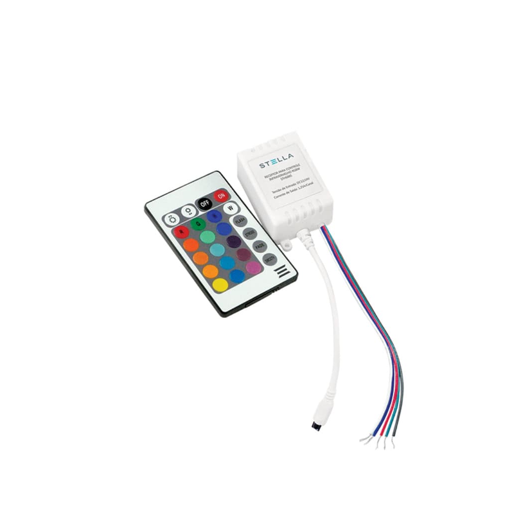 CONTROLE PARA FITA LED INFRAVERMELHO RGBW 12V A 24V STH6885