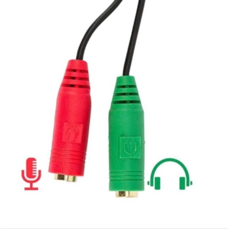 Adaptador P3 x P2 Duplo para Fone e Microfone – Conecte-se com Precisão e Facilidade