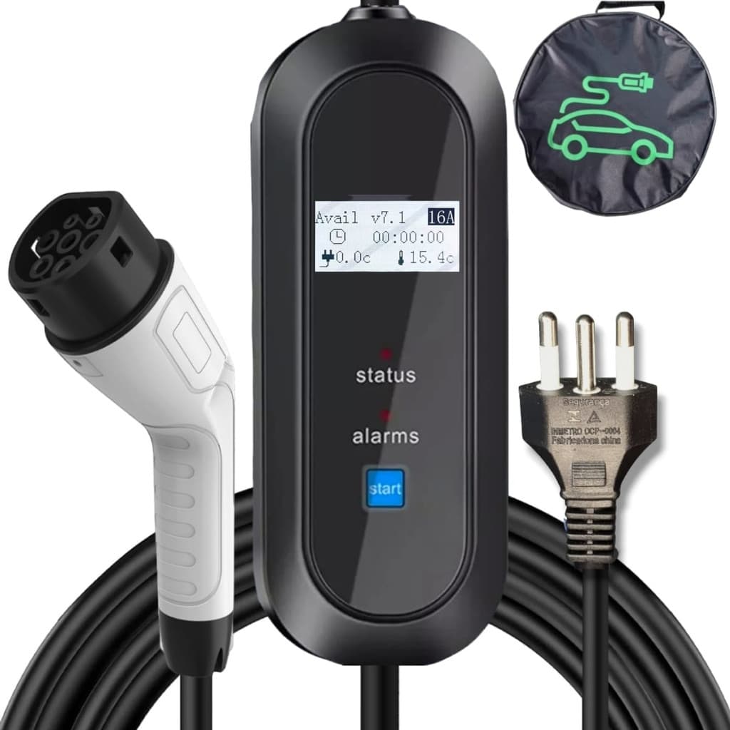 Carregador Carros Elétricos 3,5 Kw Cabo 5 Metros DM