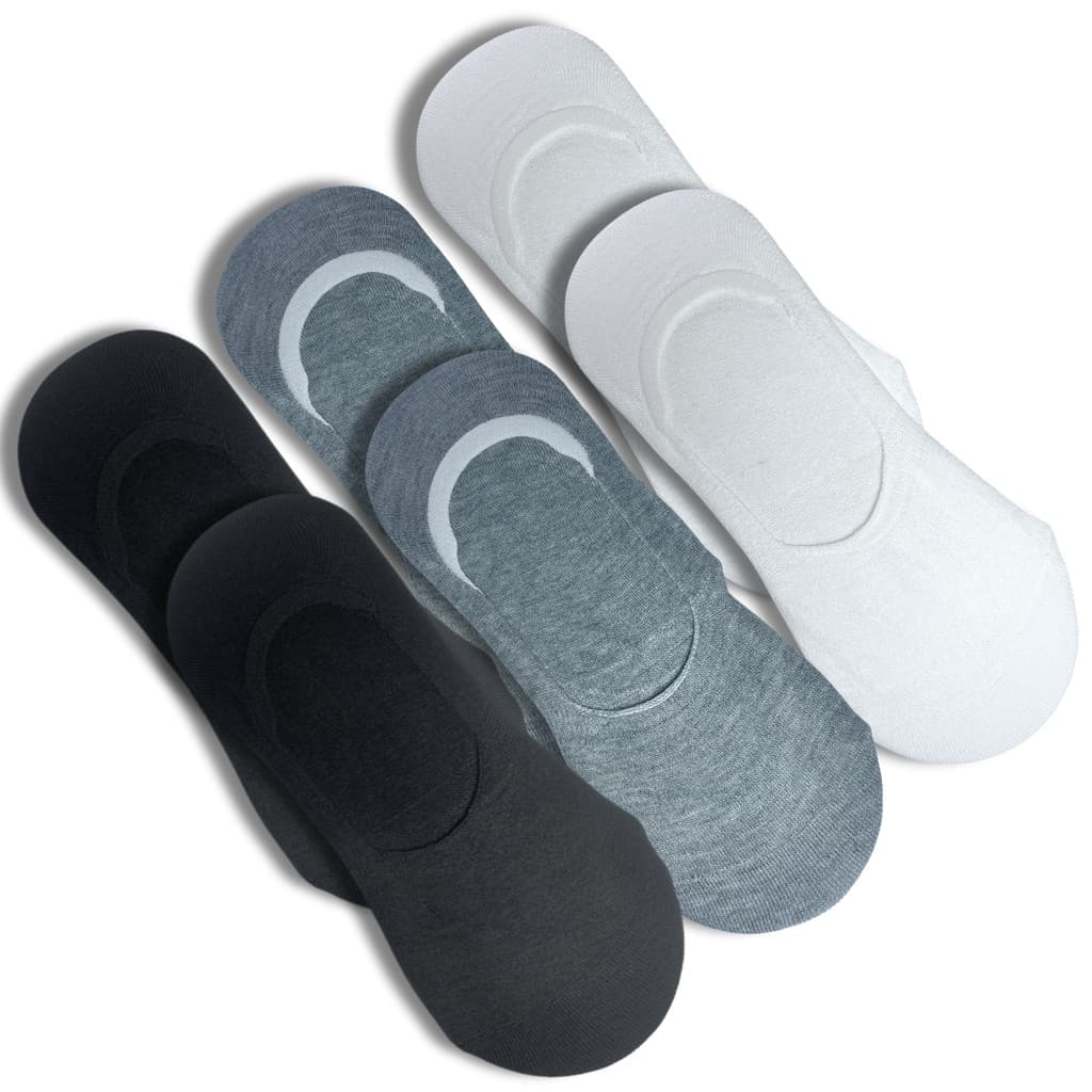 Kit 6 Pares Meia Invisível Masculina Respirável