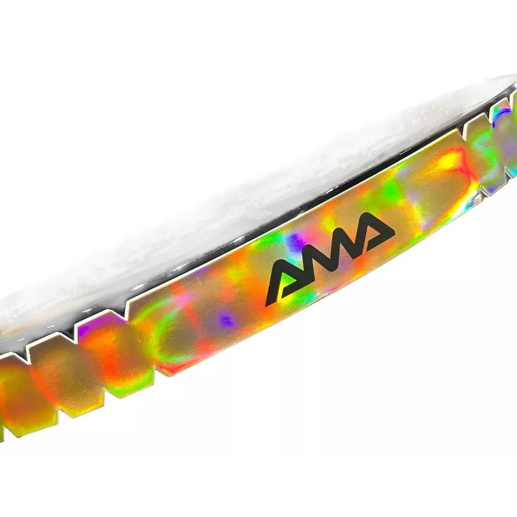 Fita Holográfica Dourada Protetora Raquete de Beach Tennis