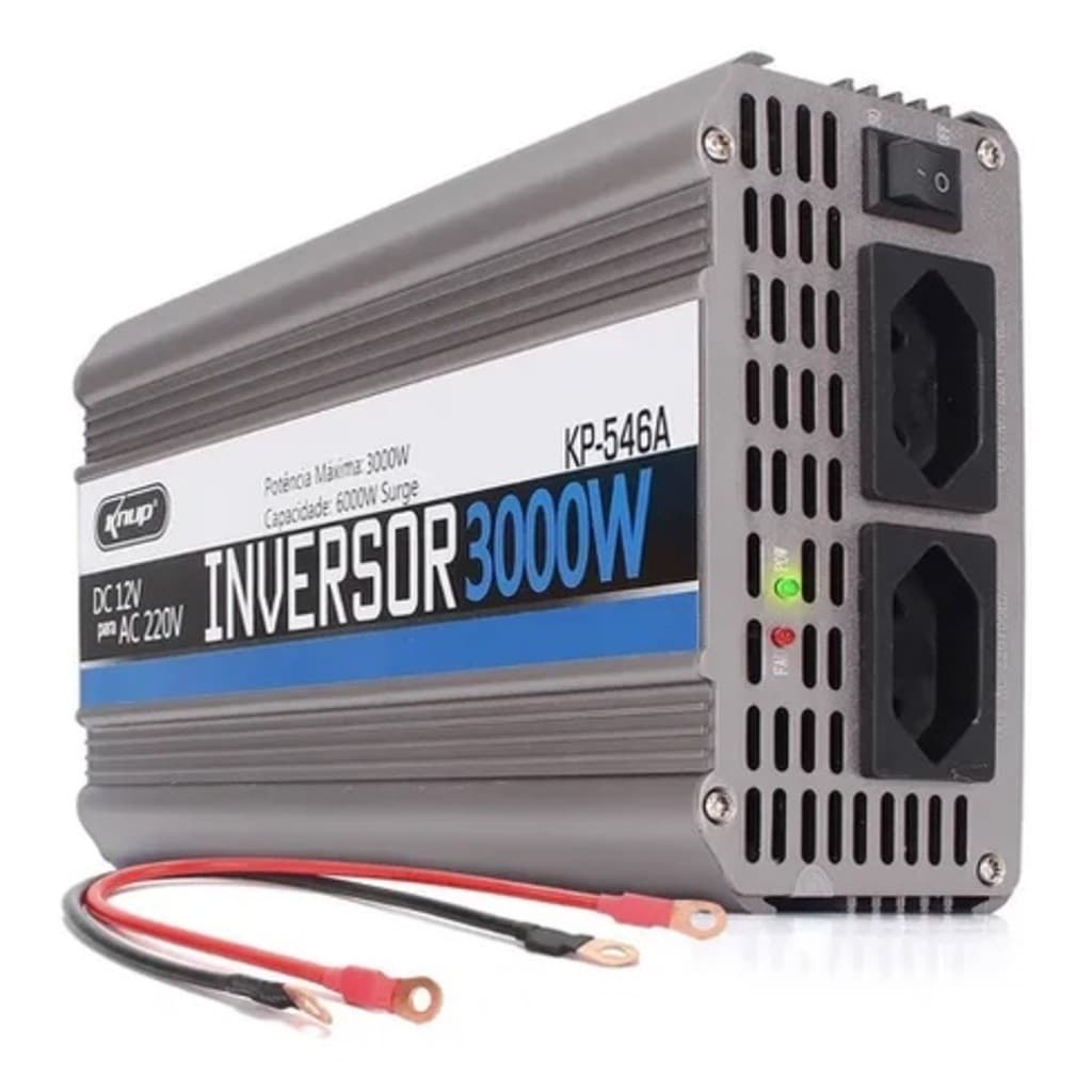Inversor Tensão 12v Para 110v ou 220v 3000w Transformador  Conversor