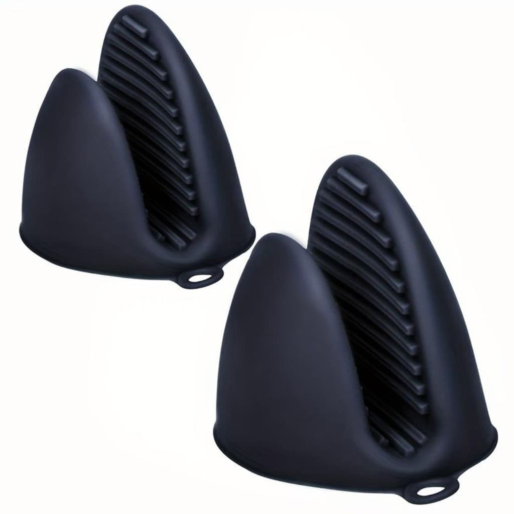 Luva térmica de silicone preta 10,5 cm