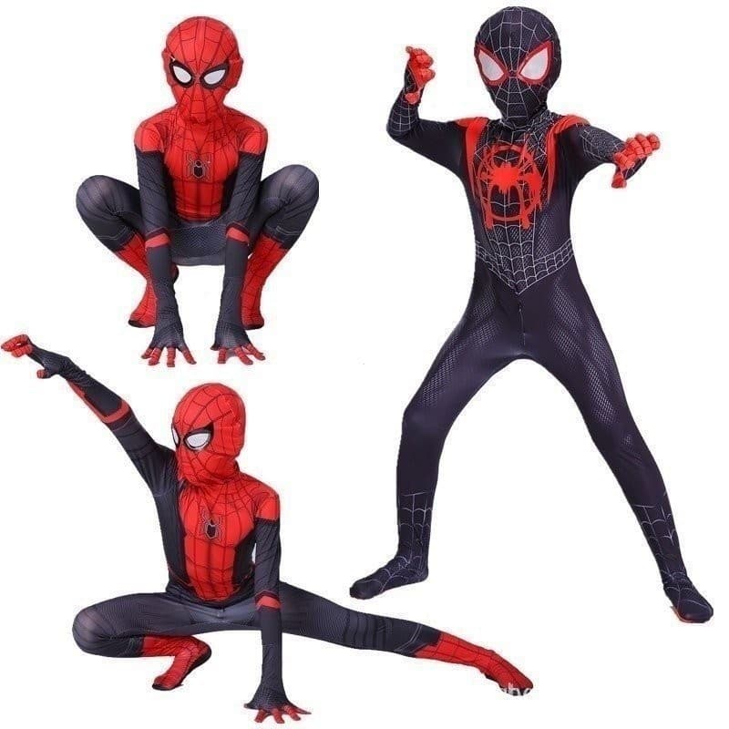 2 A 12 Anos Veneno Preto Homem-Aranha Traje De Corpo Heróis Devolução Roupa Uma Peça Halloween