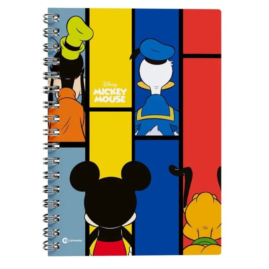 CADERNO UNIVERSITARIO MICKEY 1 MATERIA CAPA DURA