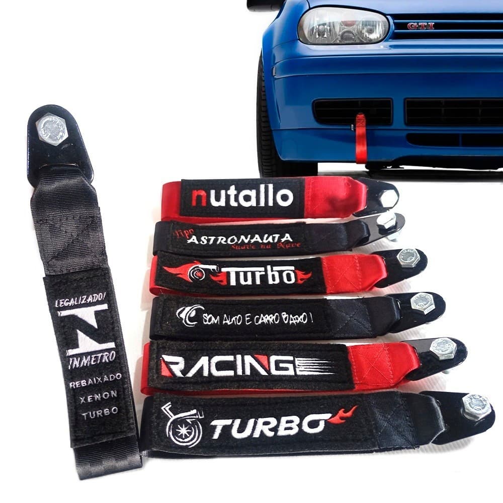 Fita de Reboque Tow Strap Universal – Cinta Tuning para Para-Choque