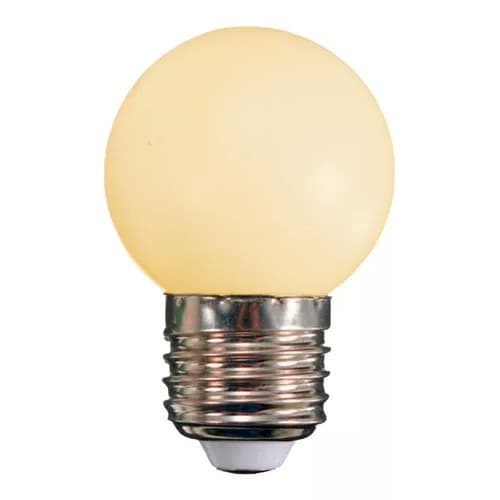 KIT 50 Lâmpada Bolinha LED 3W 3000K Bivolt Branco Quente
