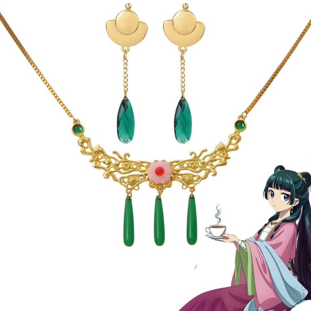 Anime The Apothecary Diaries Colar Ren Shi Token De Amor Para Gatos Cosplay Pingente Adereços Acessórios Jóias Presente