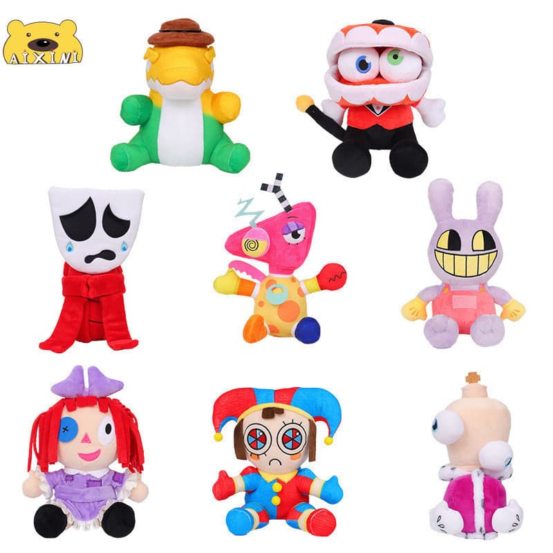 Novo ! O Incrível Circo Digital 2 Gummigoo Plush Toy Ragatha Zooble Kinger Gangle Caine Recheado Animal Presente De Brin