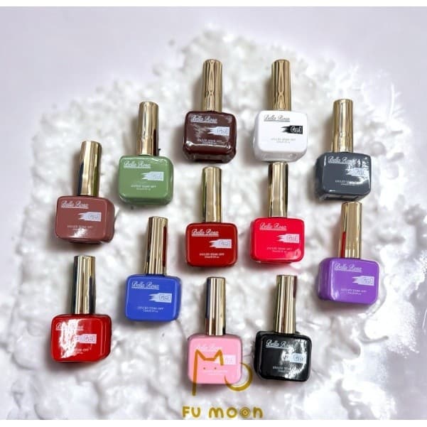 Kit Esmalte com Gllitter Bella Rosa Polish Gel Seca Na Cabine-Quadrado Plus