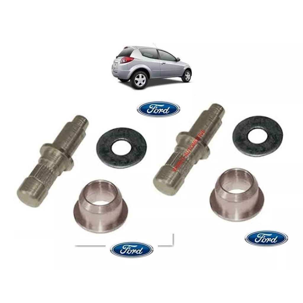 Kit 2 Pinos Da Dobradiça Da Porta Ford Ká 1 Portas