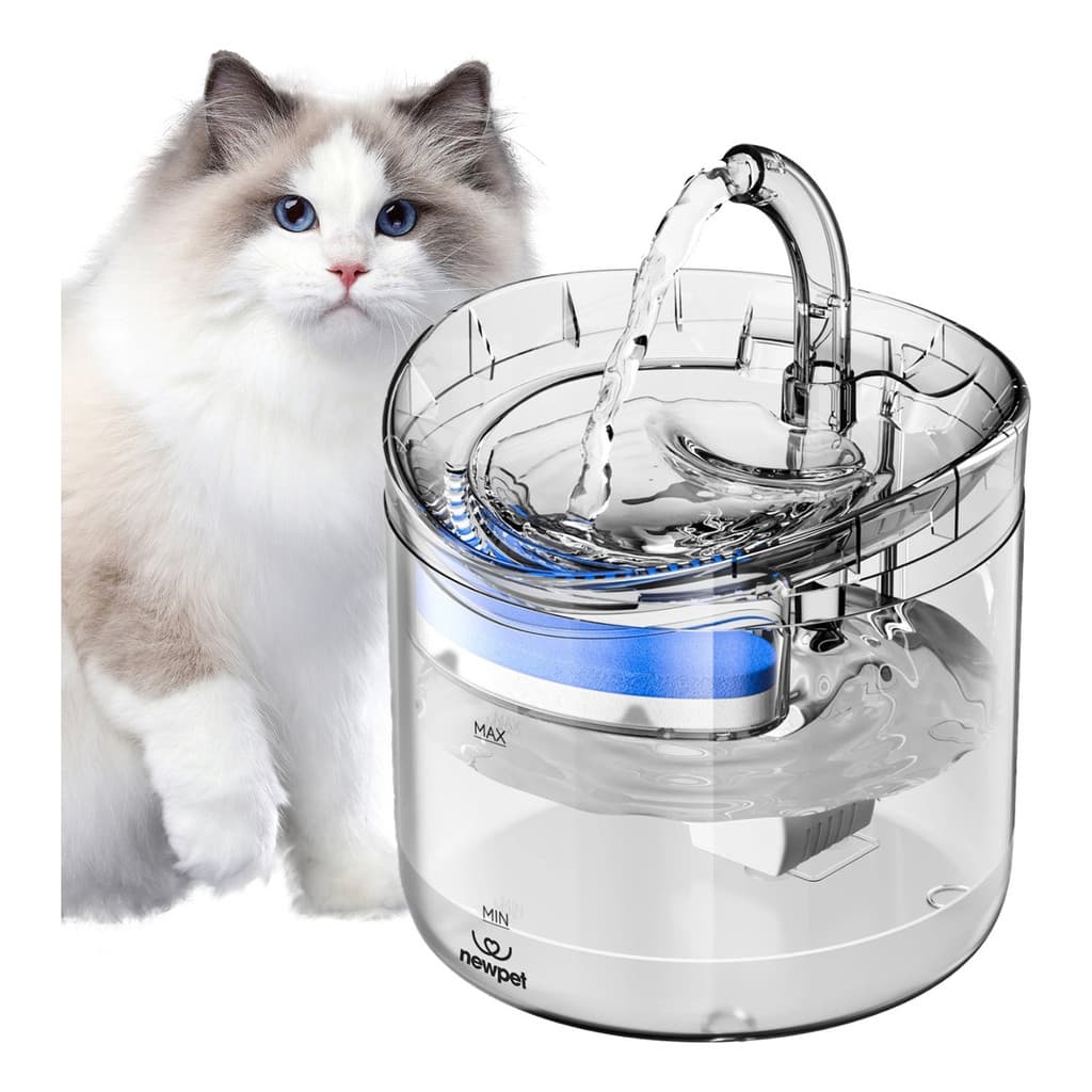 2.0l Newpet Fonte De Água Bebedouro Para Gatos E Cães Usb - Bivolt