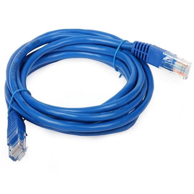 Cabo de Rede DEX Cat.5 1.8 metros Patch Cord Azul - CR18