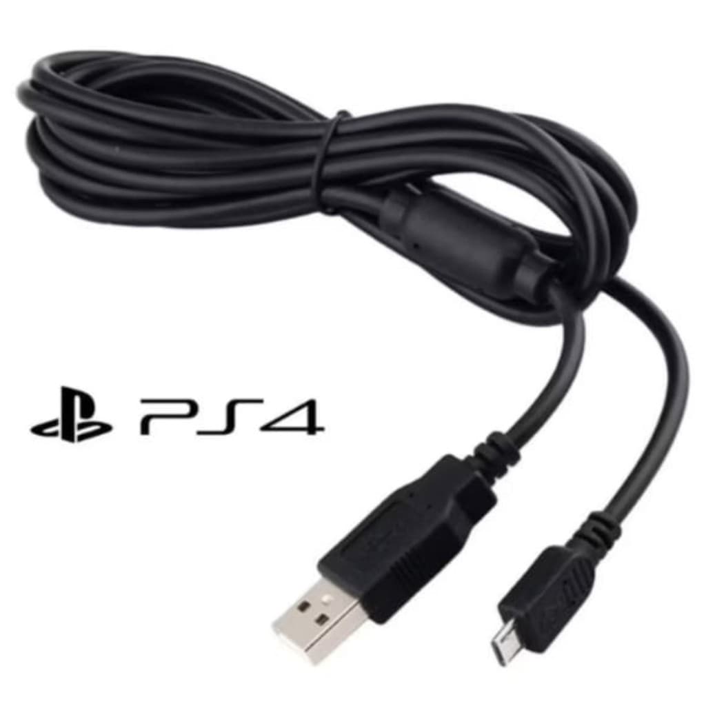 Cabo 1.8 Metros Carregador Controle Ps4 Playstation 4 Series V8 Micro Usb