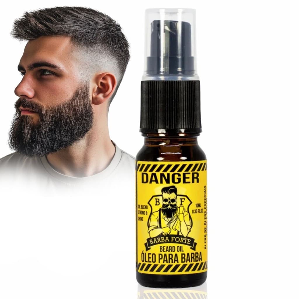 Óleo Para Barba Danger 10 ml  Barba Forte